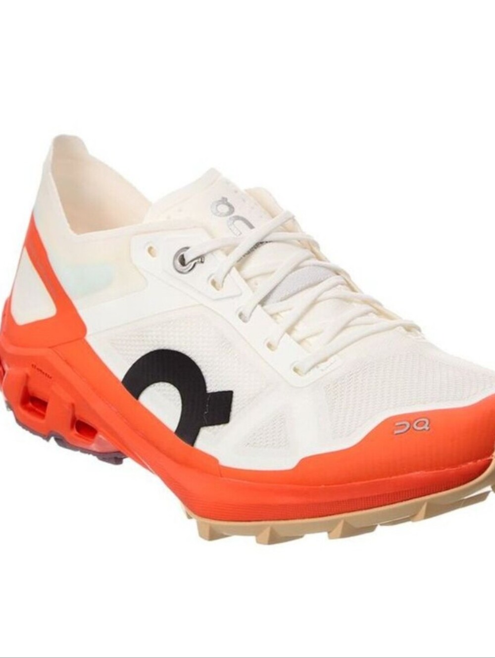 On Running Running Women’s Cloudventure Trail Shoe - White/Orange